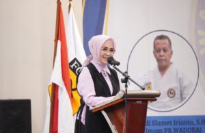 Ketua DPRD Provinsi Sumsel Dr Hj RA Anita NoeringHati SH MH Hadiri Pelantikan Pengurus Wakodai Periode 2024 -2028