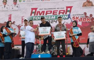Ampera Tourism Run 2024 Berlangsung Meriah, Pj Walikota Optimis Perekonomian Meningkat