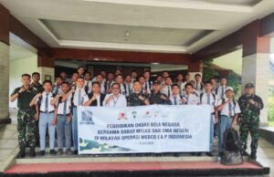 Sosialisasi Dasar Bela Negara SKK Migas – KKKS Medco E&P gandeng SMA dan Batalyon Infanteri 141