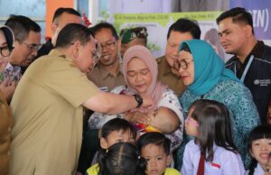 Pertahankan Zero Polio, Pj Walikota Resmikan Pekan Imunisasi Nasional 2024