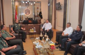 Fokus Urai Kemacetan, Pj Walikota Ajak Danrem 044/ Garuda Dempo Diskusi Bersama