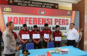 Bawa Sabu 5 Kg dari Aceh Via Lintas Barat Sumatera, Lima Kurir Ini Disergap di Lubuklinggau