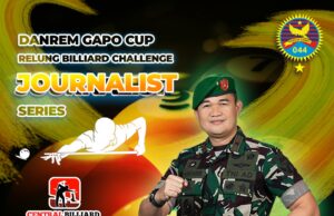 Perkuat Silaturahmi Dengan Insan Pers, Danrem 044/Gapo Dukung Turnamen Biliar Antar Wartawan