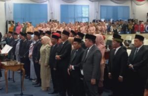 Penuh Khidmad, 40 Anggota DPRD Lahat di Ambil Sumpah Jabatan