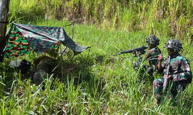 Yonif 3 Marinir Berhasil Temukan Musuh di Latihan Tempur Gunung Welirang