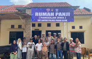 Sat Lantas Polres Pagar Alam Dirikan Rumah PANJI