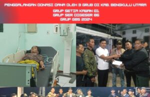 Kompak, Tiga Grup di Bengkulu Utara, galang dana untuk Juhana.
