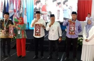 KPU Pagar Alam tetapkan HEPI urut 1,ALAF urut 2 dan urut 3 LUBER