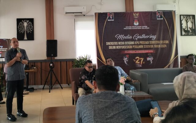 Minggu ini, KPU Sumsel melakukan penetapan seluruh pasangan calon diseluruh Kabupaten Kota