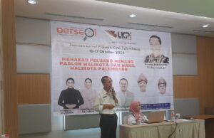 Hasil Survei LKPI, RDPS Berpotensi Menang di Pilkada Kota Palembang