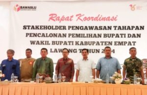 Bawaslu Empat Lawang Gelar Rakor Di Hotel Dewinda Lubuk Linggau