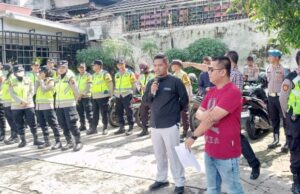 Tuntut Pecat Dirut PT BA, Massa Aksi Juga Desak Pj.Guburnur Sumsel Agar Bank Mandiri Tidak Memberikan Kridit Pada PT Bukit Asam