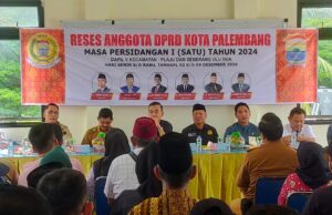 Anggota DPRD Dapil V reses di Kecamatan Plaju dan SU 2