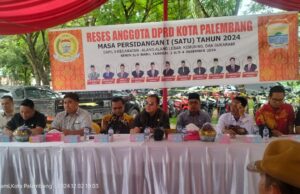 Reses Perdana usai Pilkada, DPRD Kota Palembang tampung keluhan warga Sukarami