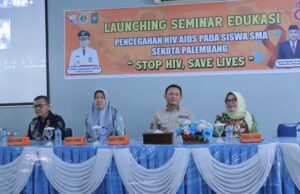 Pj Walikota Dukung Penuh Kegiatan Seminar Edukasi Pencegahan HIV AIDS Bagi Siswa SMA di Palembang