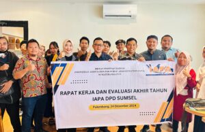 Rapat Kerja dan Evaluasi Akhir Tahun DPD IAPA Sumsel