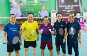 Ratu Dewa, buka secara resmi Kejuaraan PBSI Palembang 2025