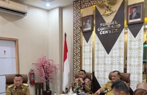 Rakor Daring Kemendagri bersama DPRD Sumsel dan Pemprov Sumsel