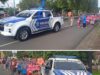 Polres Bengkulu Utara Berpartisipasi dalam Pengawalan Pawai Miniatur Kendaraan TK R.A. Purwanida