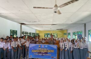 Unit Kamsel Satlantas Polres Bengkulu Utara, Sosialisasi Keselamatan Berlalu Lintas di SMA Negeri 01 Bengkulu Utara
