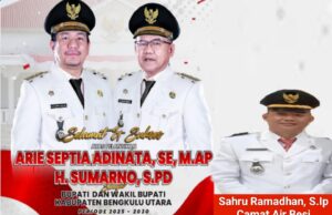 Camat Air Besi : Selamat atas Pelantikan Bupati dan Wakil Bupati Bengkulu Utara Arie Septia Adinata, S.E., M.AP dan H. Sumarno, S.Pd