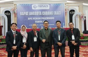 DPC Peradi Palembang Tegaskan Dukungan terhadap Wadah Tunggal Advokat