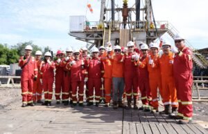 Dukung Kegiatan Pengeboran Sumur SA-3NF, Kepala SKK Migas Saksikan Langsung Spud in di Lapangan
