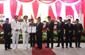 DPRD Kabupaten Kepahiang Laksanakan Paripurna Serah Terima Jabatan Bupati Kabupaten Kepahiang