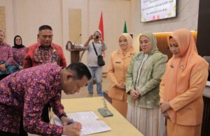 Sertijab Kepala Bapenda Beserta Ketua DWP Bapenda, Ketua TP PKK Palembang Minta DWP Bapenda Lebih Aktif