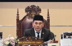 DPRD Prov.Sumsel dengarkan pidato sambutan Gubernur terpilih Provinsi Sumatera Selatan masa jabatan 2025-2030