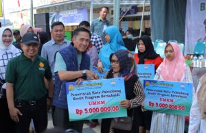 Dorong Wirausaha Mikro , Pemkot Palembang Launching Pinjaman Modal tanpa Bunga