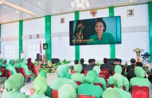 Hadiri HUT Persit, Danrem 043/Gatam Harap Persit Mampu Tingkatkan Perannya