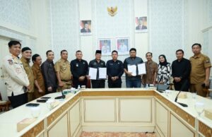 Teken PKS dengan APJATEL Sumsel, Pemkot Palembang Segera Tertibkan Kabel Optik Semrawut