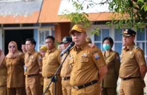 Pimpin Apel di Kecamatan Kalidoni, Sekda Tegaskan Kedisiplinan ASN