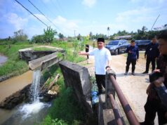 Temukan Irigasi Putus di OKU Timur, Gubernur Herman Deru Tindak Cepat Video Call Kepala BBWS Sumatera VIII