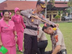 37 Personel Polres Mura Naik Pangkat