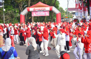 Ribuan warga Palaembang penuhi Kambang Iwak, rayakan perlombaan HUT RI ke 80