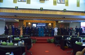 Anggota DPRD Kota Palembang dengarkan Pidato Presiden RI dengan Khidmat