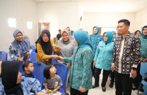 Distribusikan PMT, TP PKK Kota Palembang Dorong Ibu Hamil Rutin Periksa Kehamilan