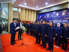 Herman Deru Lantik H Toha Tohet Sebagai Ketua NasDem Muba Periode 2025–2029