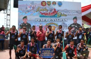 Lomba Perahu Bidar HUT ke-80 TNI Resmi Ditutup: Semangat Juang dan Sportivitas Warnai Jakabaring