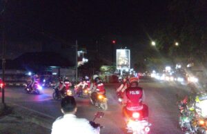 Polda Sumsel Gelar Patroli Skala Besar, 235 Personel Keliling Kota Palembang hingga seberang Ulu