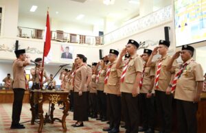 Wali Kota Palembang Lantik Pengurus Kwarcab Pramuka, Dorong Penguatan Karakter dan Nasionalisme Generasi Muda