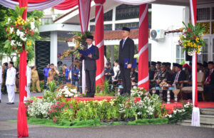 Ratu Dewa Pimpin Upacara Sumpah Pemuda, Bacakan Amanat Menpor