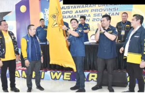 Ketua DPRD Sumsel hadiri Musda DPD AMPI Sumsel 2025: Aklamasi Muhammad Al Amin, Momentum Kebangkitan Pemuda Golkar