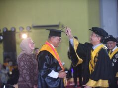 Sekda Sumsel Edward Candra Resmi Sandang Gelar Doktor, Sampaikan Pesan Herman Deru untuk 899 Wisudawan Unsri