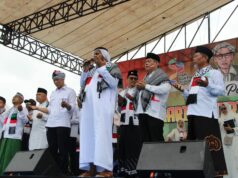 Bursah Zarnubi dan Widia Ningsih, hadiri Peringatan Hari Santri Nasional ke-10 di Lahat Aksi Solidaritas Bela Palestina