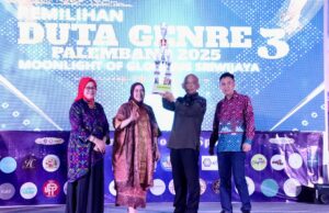 Selaku Bunda GenRe, Dewi Sastrani Hadiri Langsung Pemilihan Duta Genre Palembang 2025