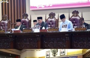 Pansus DPRD Prov.Sumsel sampaikan laporan pembahasan terhadap 3 Raperda dan bersama Gubernur menyepakati menjadi Perda