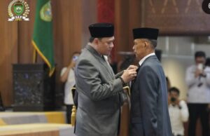 DPRD Prov.Sumsel Gelar Sumpah/Janji Anggota Dewan Pengganti Antar Waktu; Ganjar Iman, SH.,MH menggantikan Alm. DR. Ir. H. Syamsul Bahri, MM